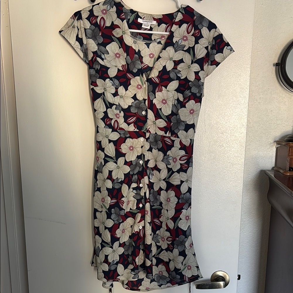 Floral Button-Down Dress